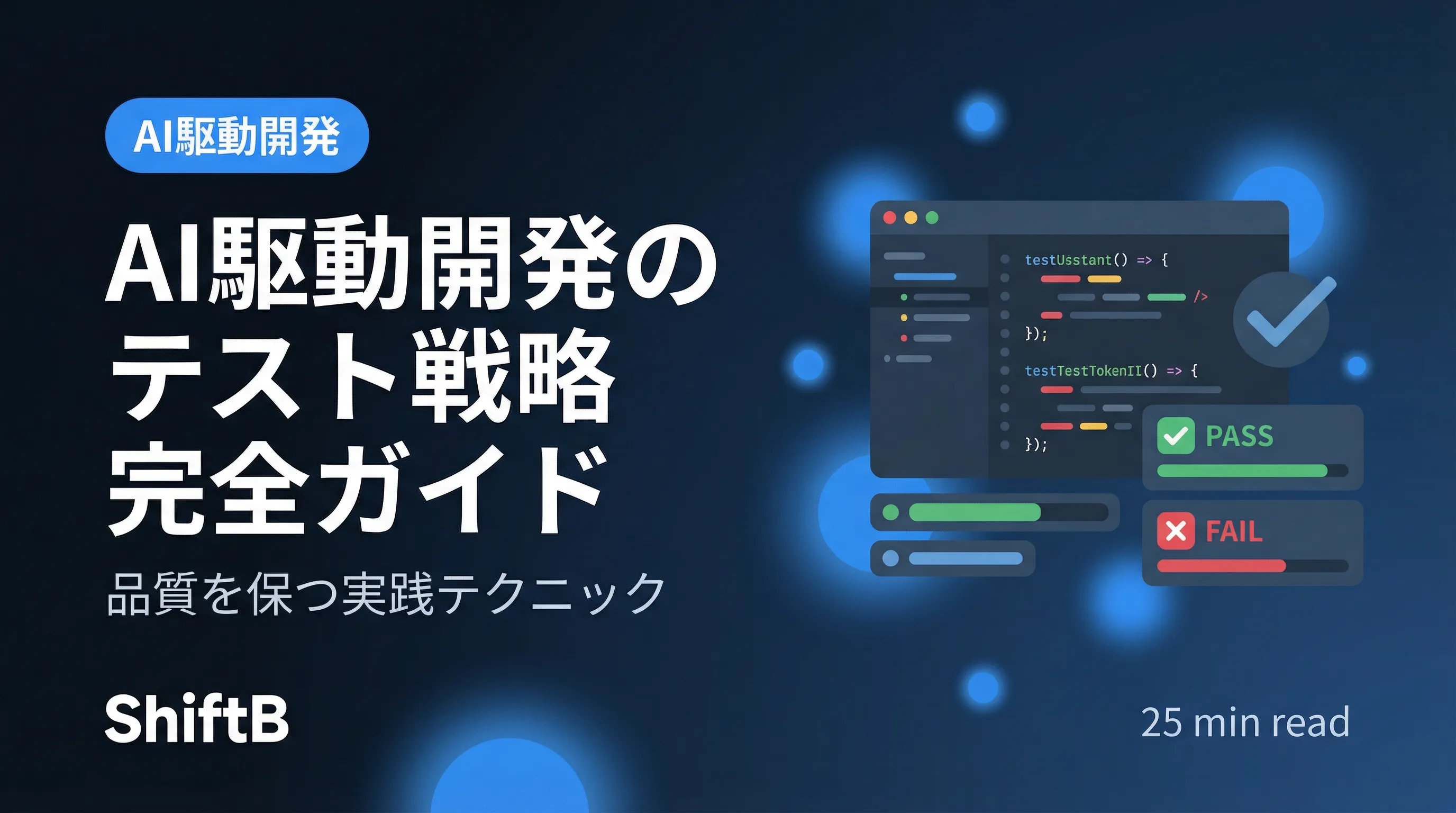 AI駆動開発のテスト戦略完全ガイド【品質を保つ実践テクニック】